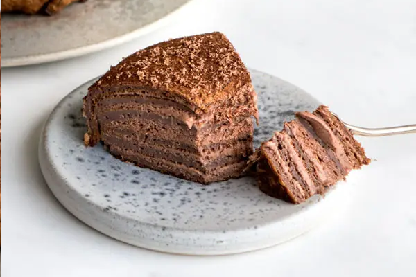 Fluffy Chocolate Crêpe Cake