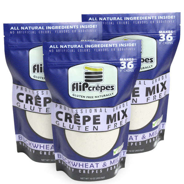 Box of 3 Gluten Free Crêpe & Pancake Mix Bundle