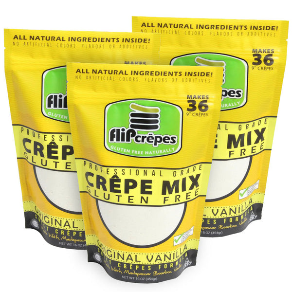Box of 3 Gluten Free Crêpe & Pancake Mix Bundle